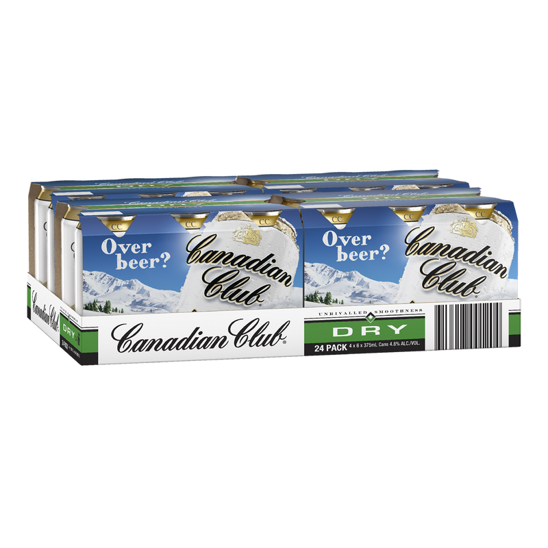 CANADIAN CLUB & DRY CANS