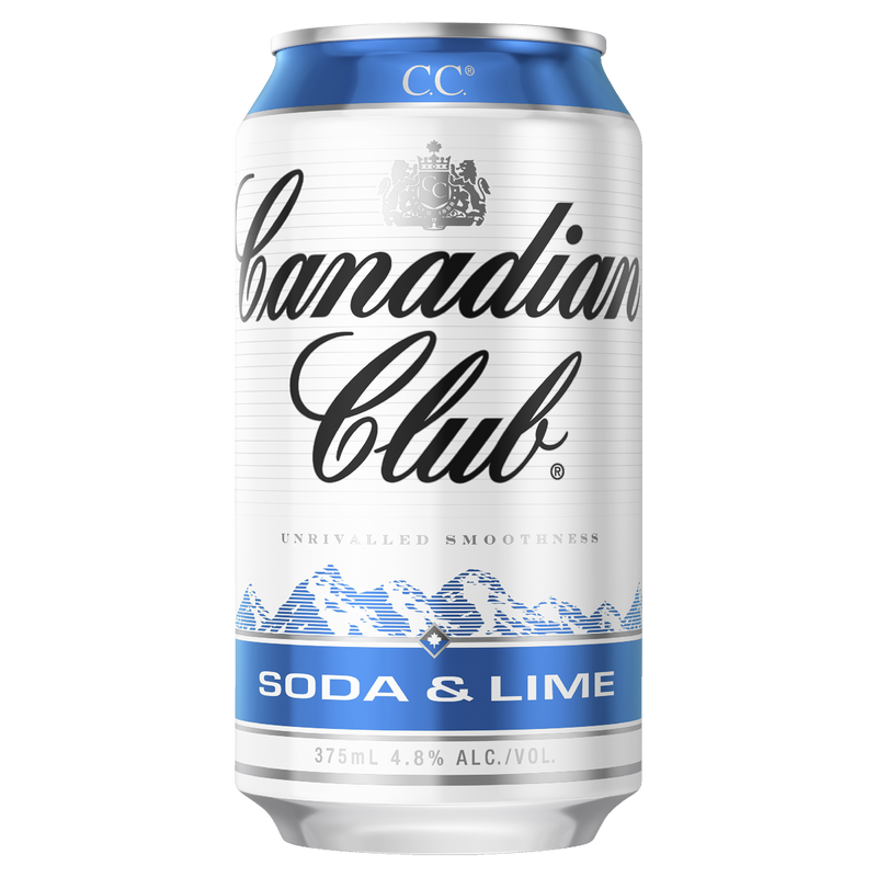 CANADIAN CLUB & SODA CANS