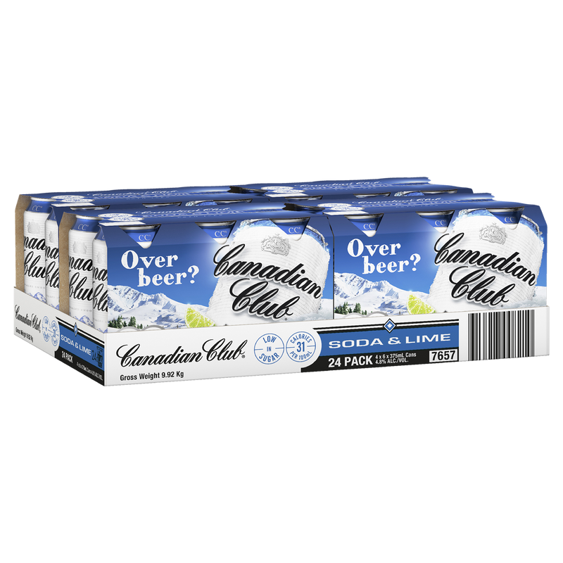 CANADIAN CLUB & SODA CANS