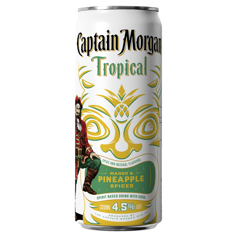 CAPTAIN MORGAN TROPICAL CANS