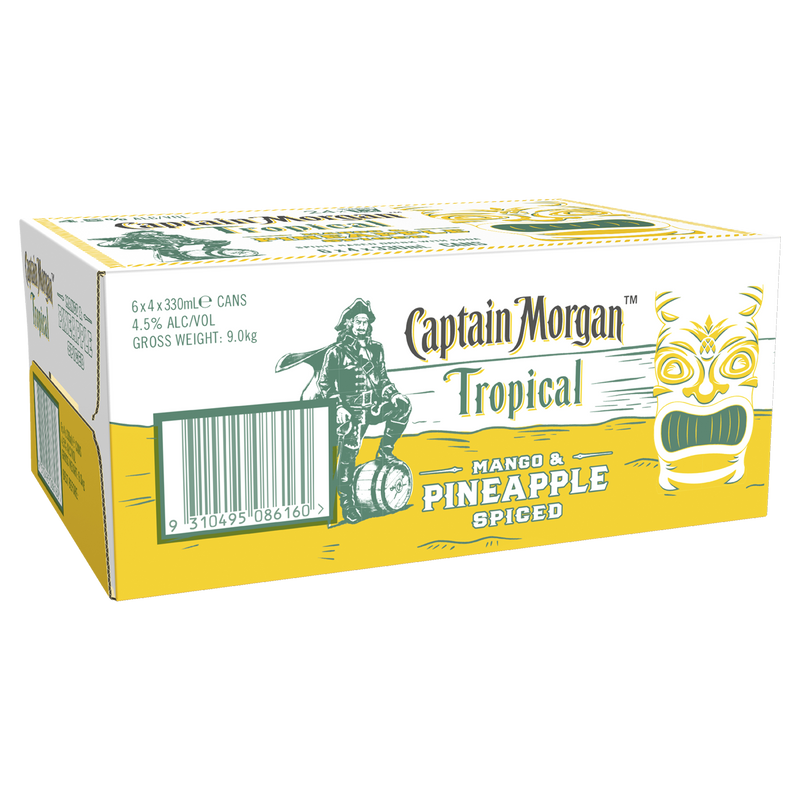 CAPTAIN MORGAN TROPICAL CANS