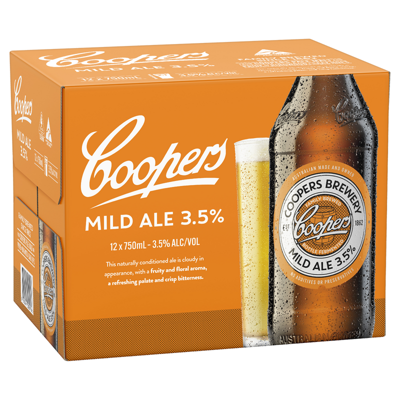 COOPERS MILD ALE LONGNECKS