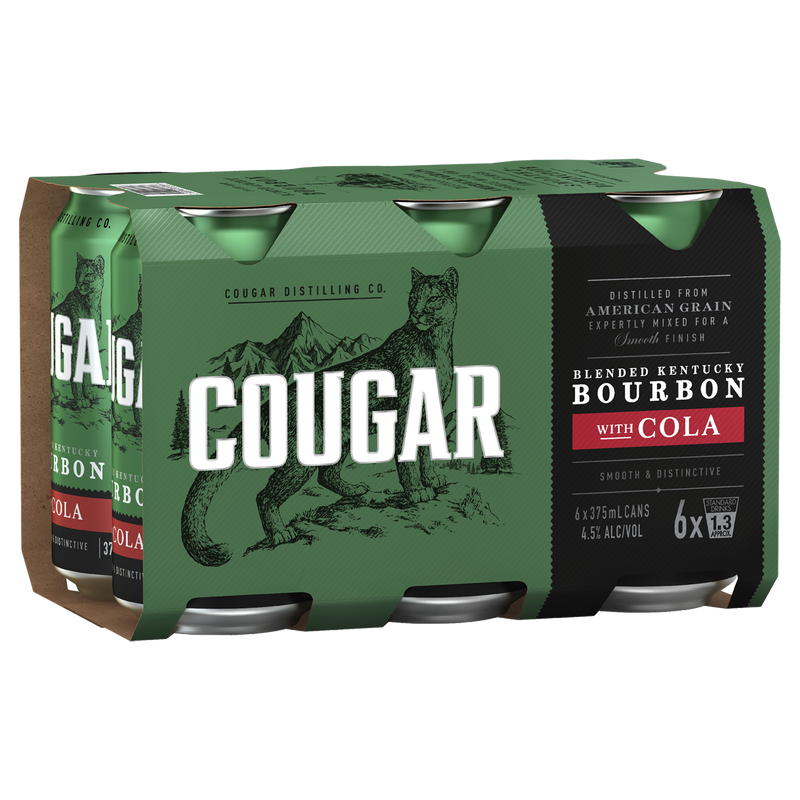 COUGAR & COLA 375ML CANS