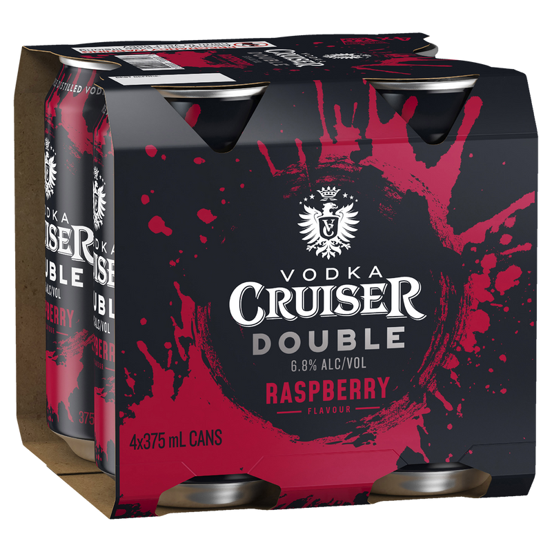 CRUISER DOUBLE RASPBERRY CANS