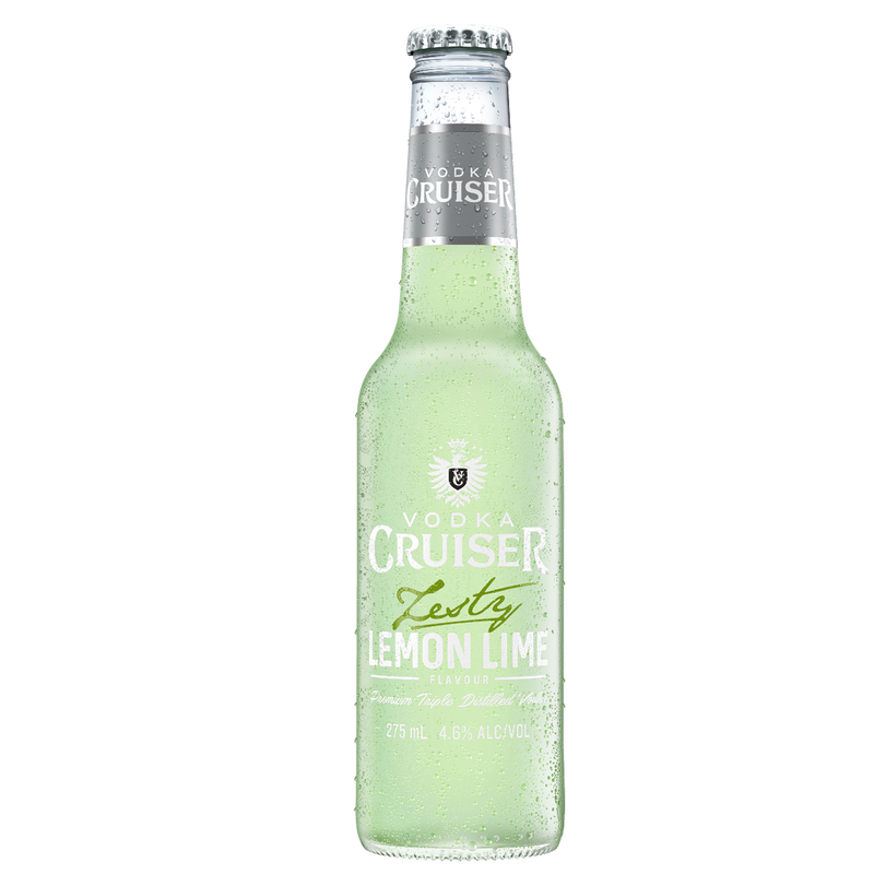CRUISER ZESTY LEMON LIME BOTTLES