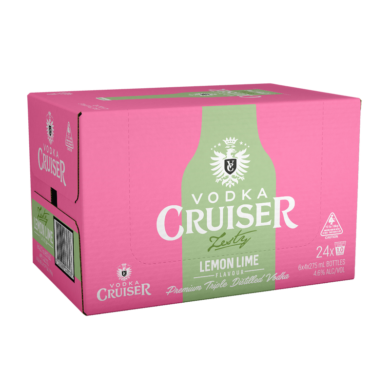 CRUISER ZESTY LEMON LIME BOTTLES