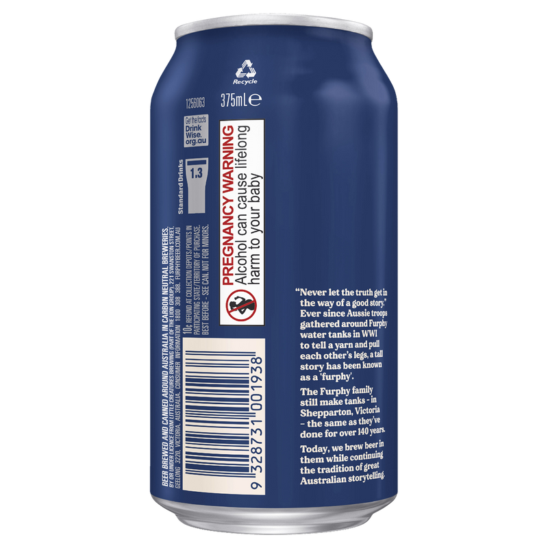 FURPHY ALE CANS