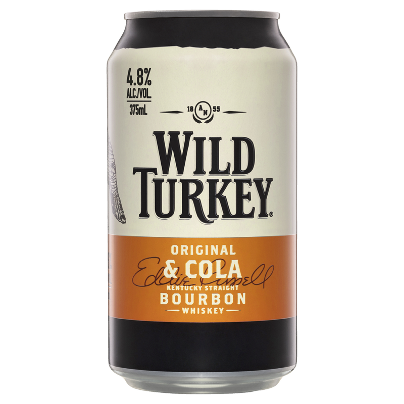 WILD TURKEY & COLA 4.8% CANS