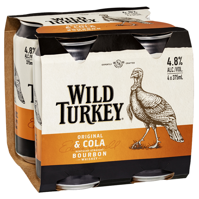 WILD TURKEY & COLA 4.8% CANS