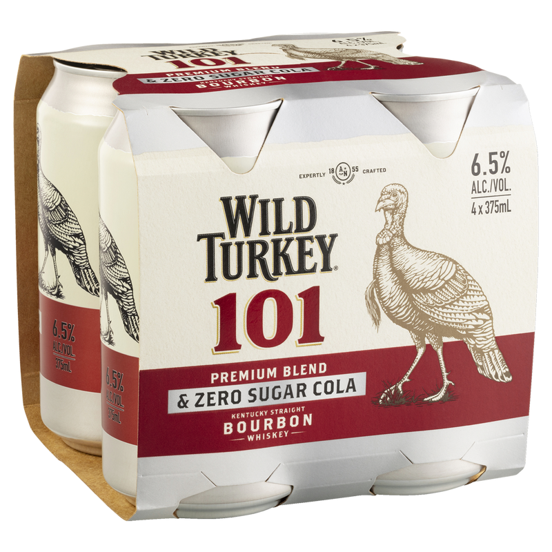 WILD TURKEY 101 ZERO CANS