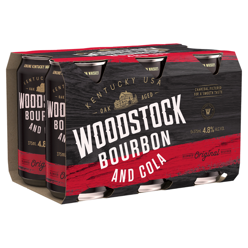 WOODSTOCK COLA 4.8% CANS