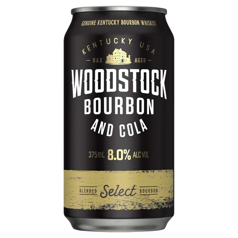 WOODSTOCK COLA 8% CANS