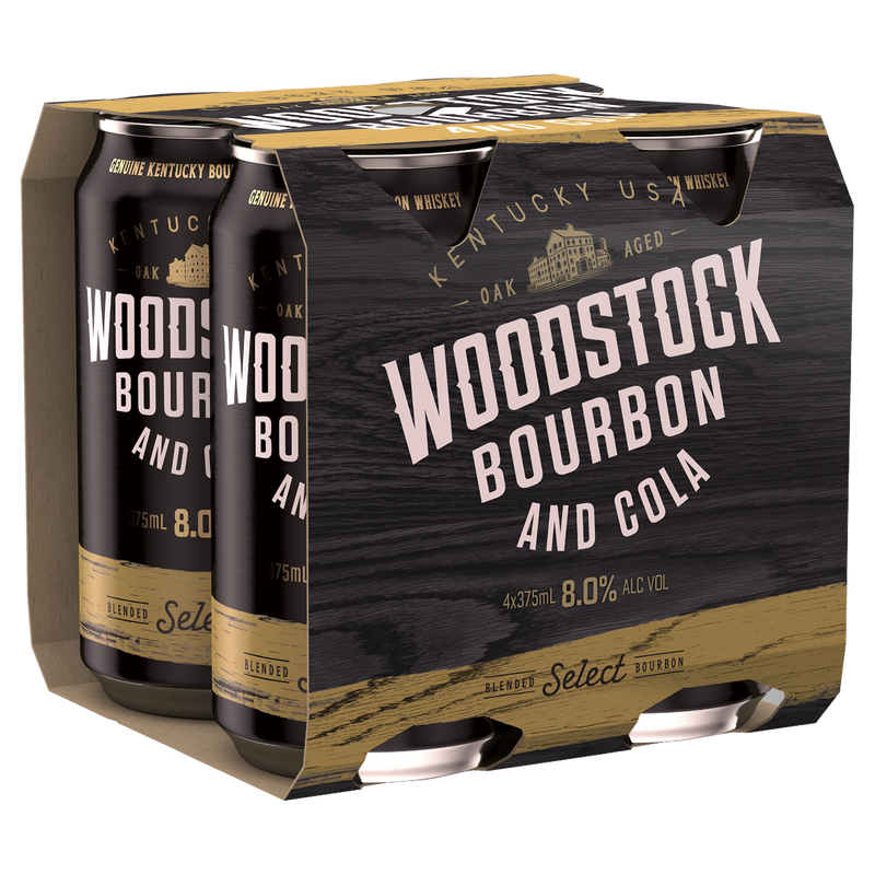 WOODSTOCK COLA 8% CANS