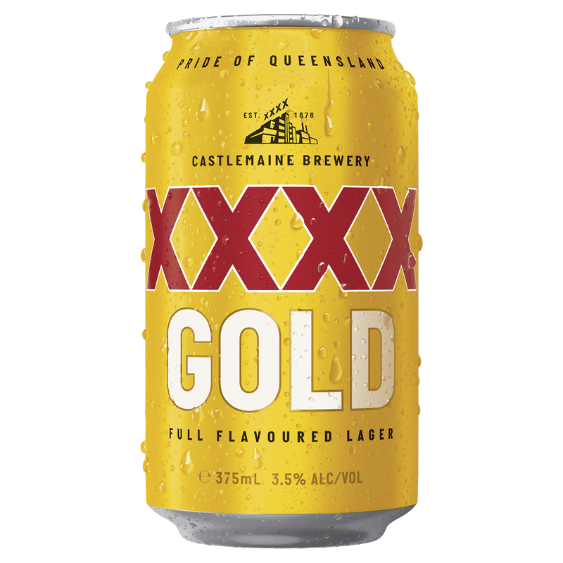 XXXX GOLD CANS BLOCK