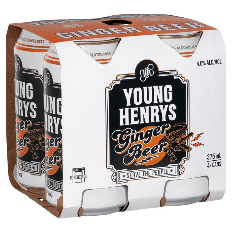 YOUNG HENRYS GINGER BEER CAN