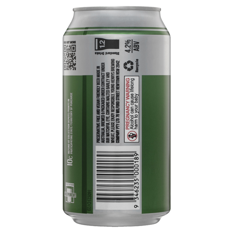 YOUNG HENRYS NATURAL LAGER CAN