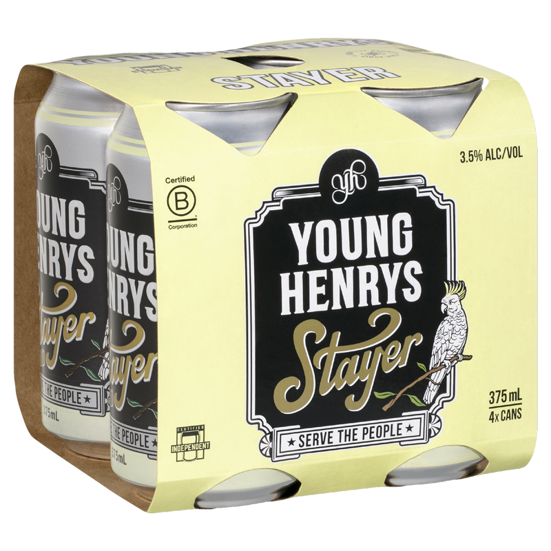 YOUNG HENRYS STAYER CAN