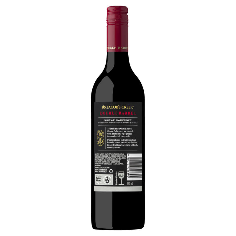 JACOBS CREEK DOUBLE BARREL SHIRAZ CAB