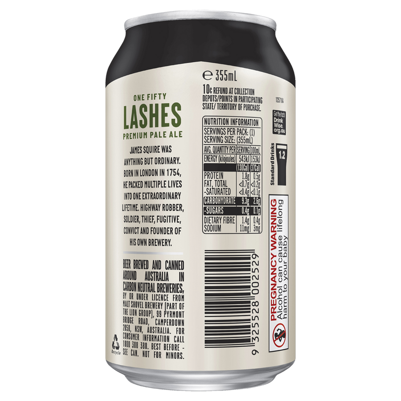 JAMES SQUIRE 150 LASHES PALE ALE CANS