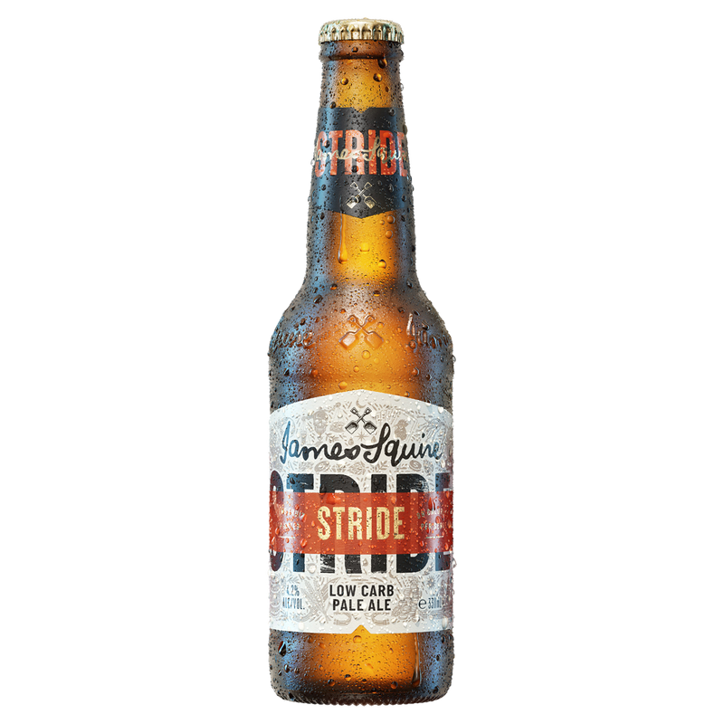 JAMES SQUIRE STRIDE LOW CARB PALE ALE BOTTLES