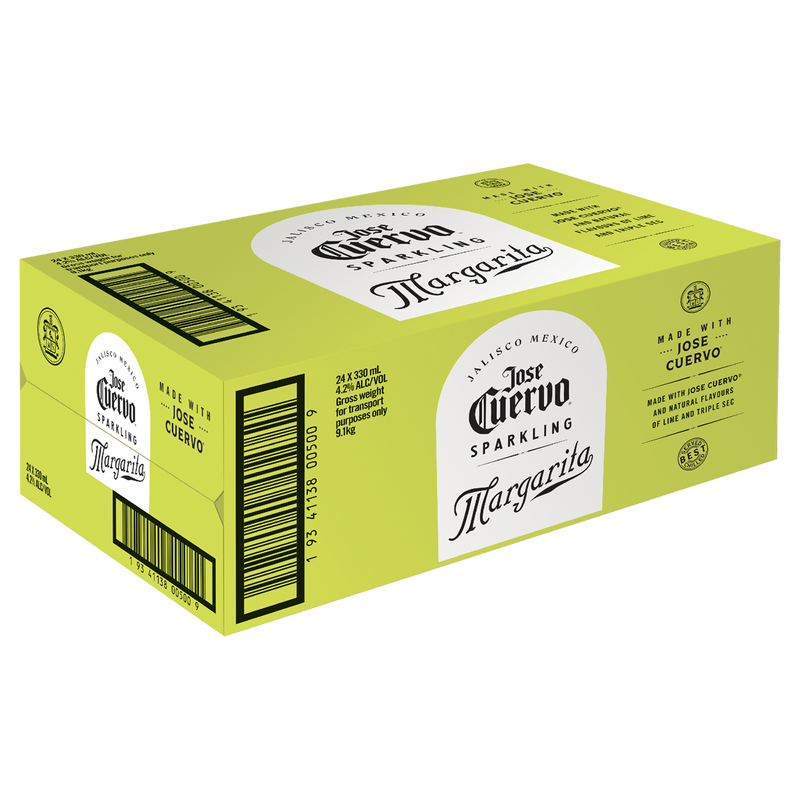 JOSE CUERVO SPARKLING MARGARITA CANS