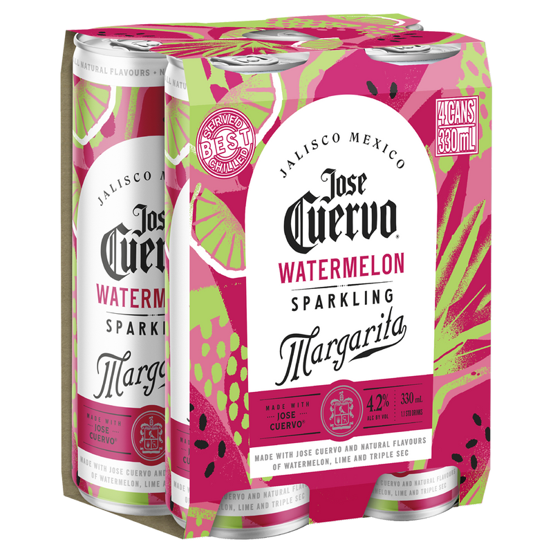 JOSE CUERVO WATERMELON MARGARITA CANS