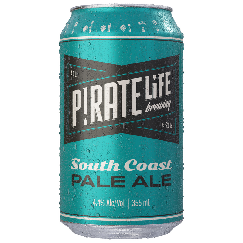 PIRATE LIFE SOUTH COAST PALE ALE CANS