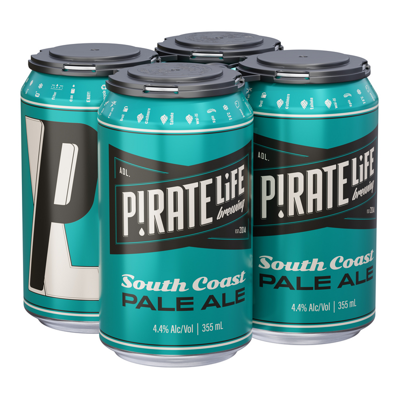 PIRATE LIFE SOUTH COAST PALE ALE CANS
