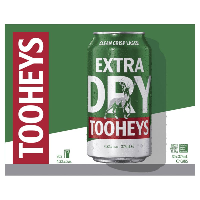 TOOHEYS EXTRA DRY CANS