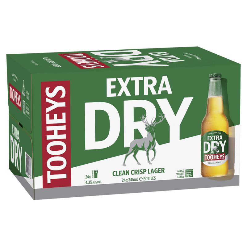 TOOHEYS EXTRA DRY STUBBIES