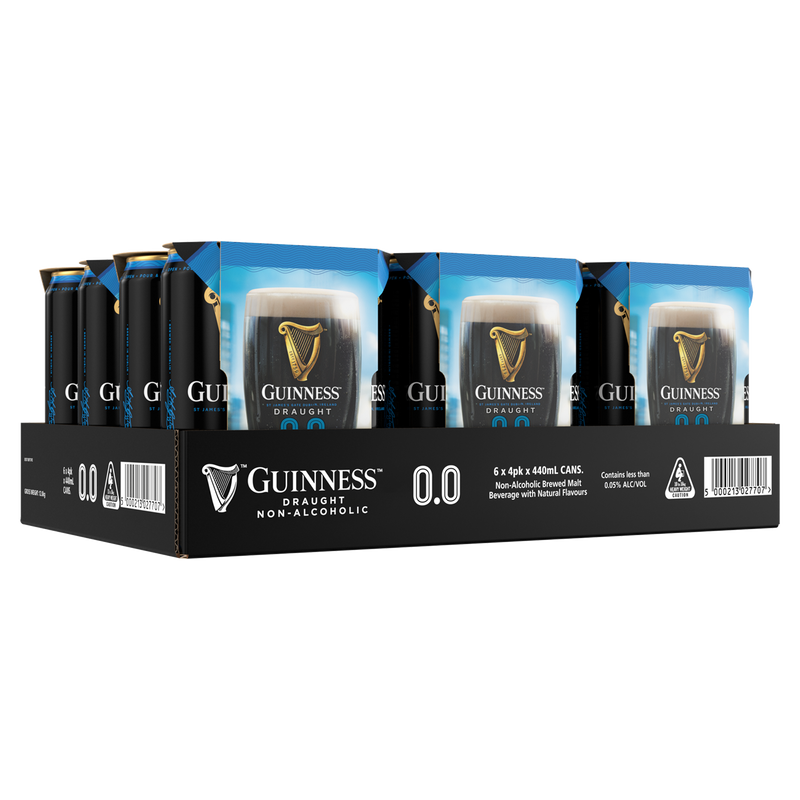 GUINNESS DRAUGHT ZERO 440ML CAN