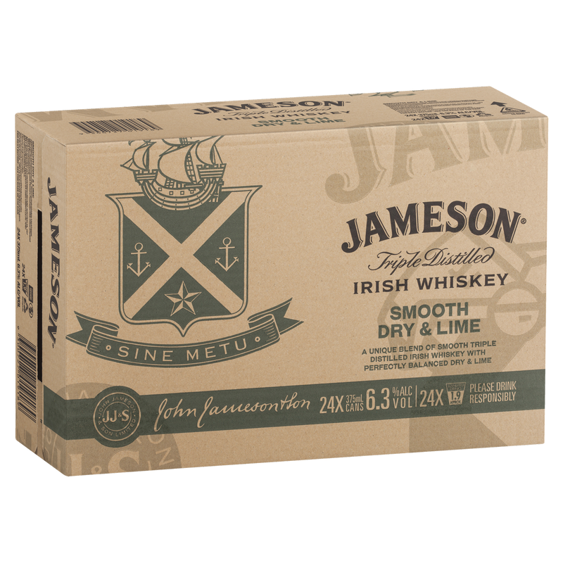 JAMESON DRY & LIME 6.3% CANS