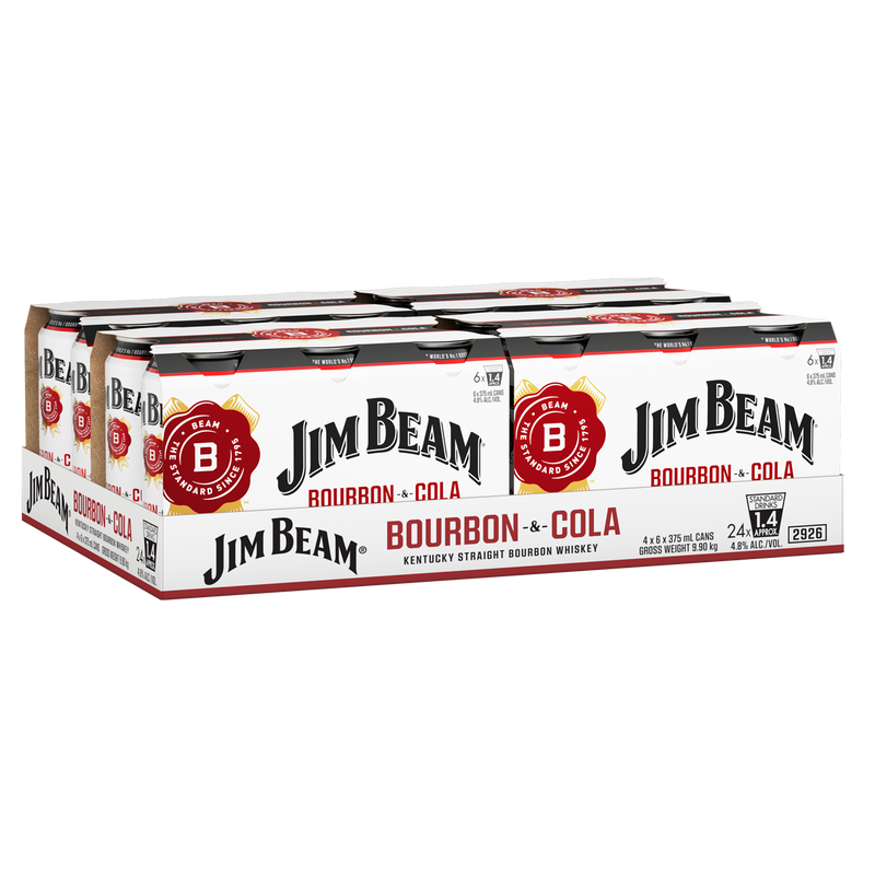 JIM BEAM & COLA CANS
