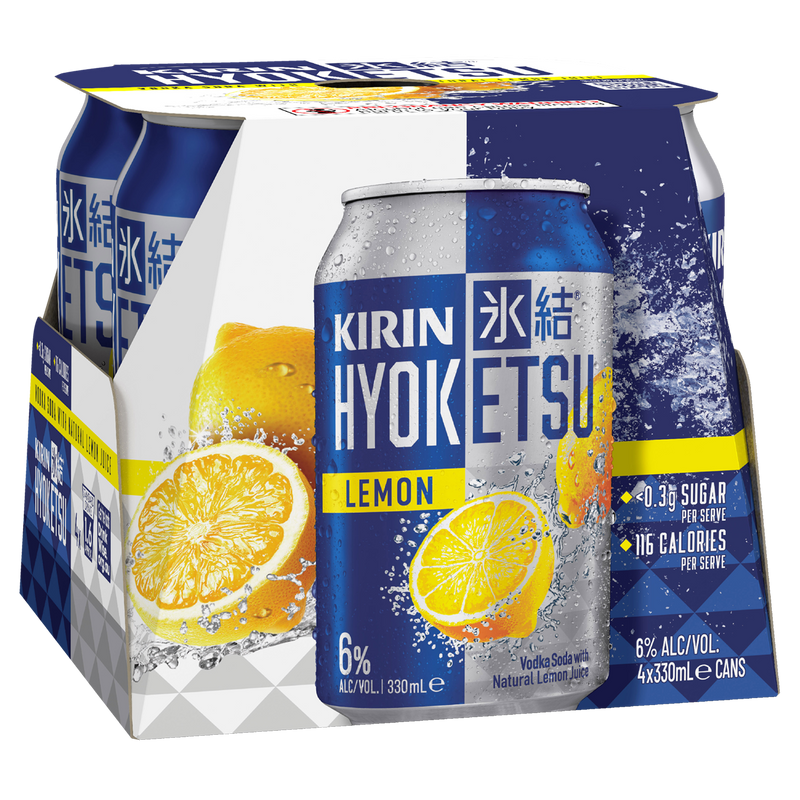 KIRIN HYOKETSU VODKA LEMON CANS