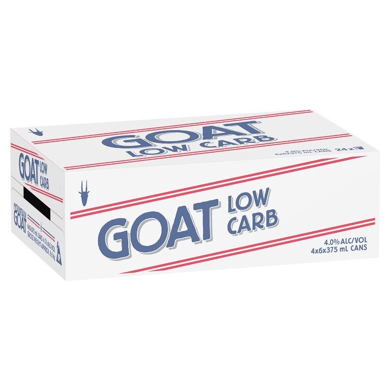 MOUNTAIN GOAT LOW CARB LAGER CANS