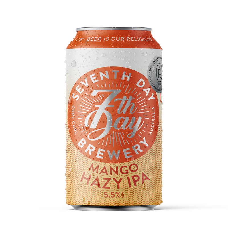7TH DAY HAZY MANGO IPA CAN