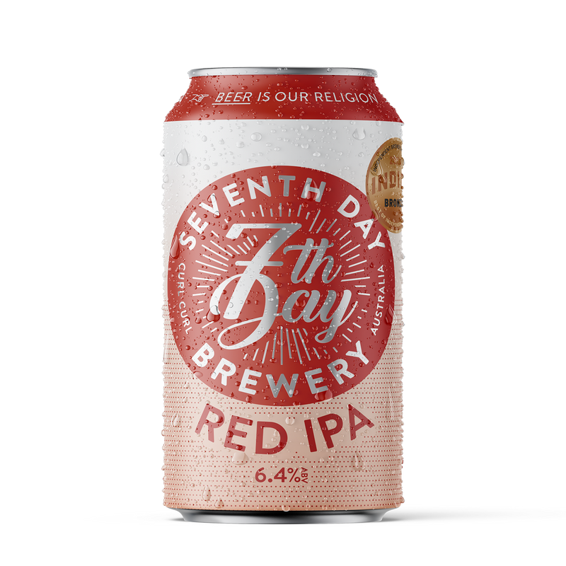 7TH DAY RED IPA CAN