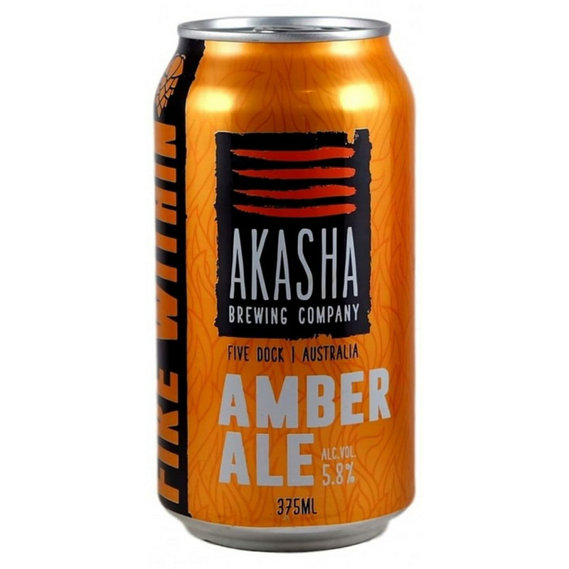 AKASHA FIRE WITHIN AMBER ALE CAN