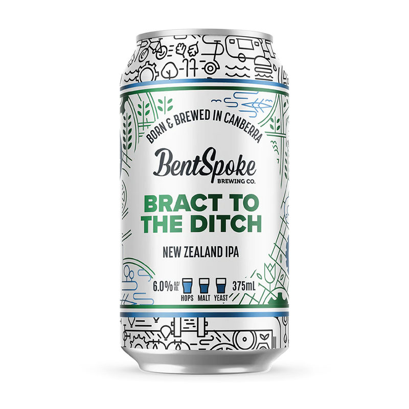 BENTSPOKE BRACT TO THE DITCH NZ IPA CANS