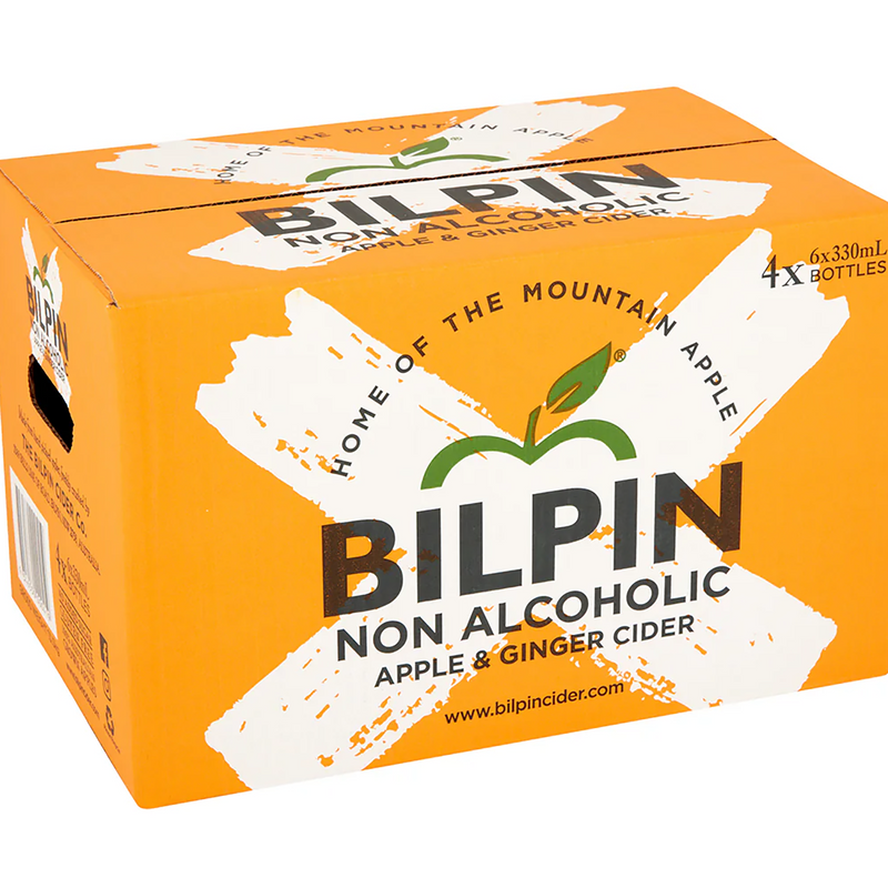 BILPIN NON ALCOHOLIC APPLE GINGER CIDER BOTTLE