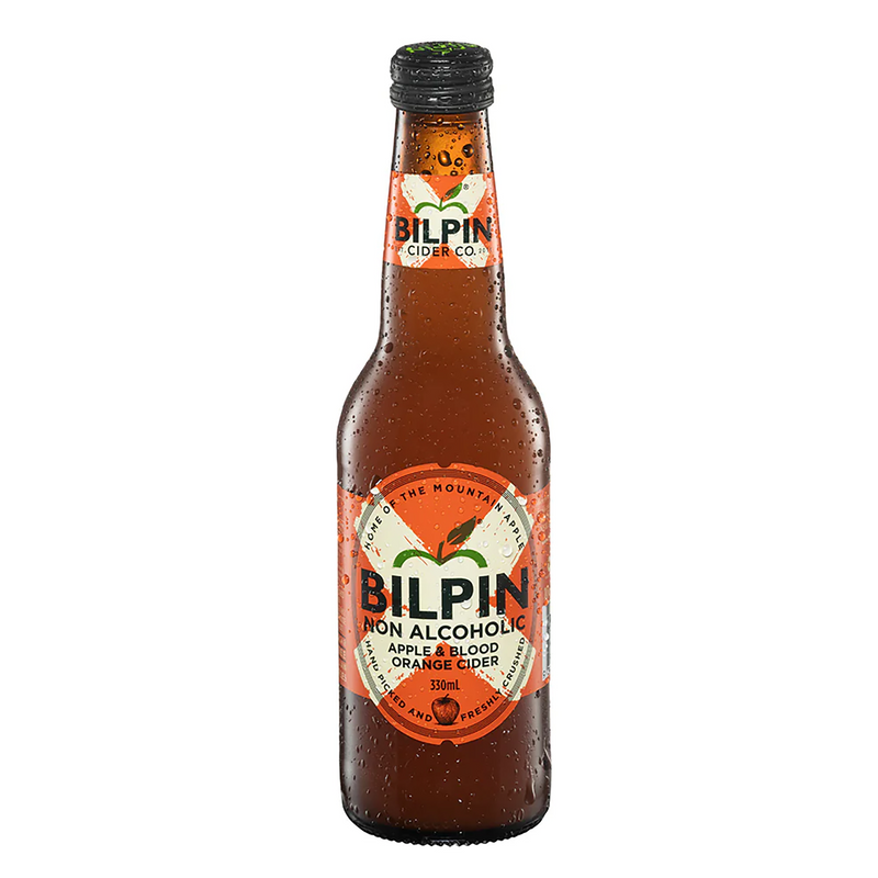 BILPIN NON ALCOHOLIC BLOOD ORANGE CIDER BOTTLE
