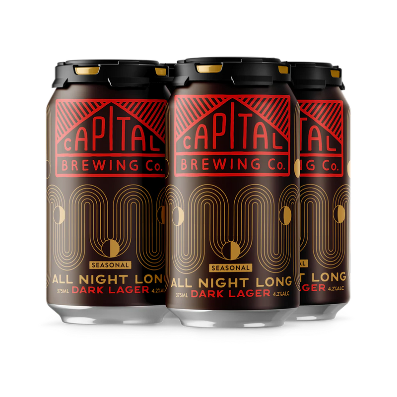 CAPITAL ALL NIGHT LONG DARK LAGER CAN