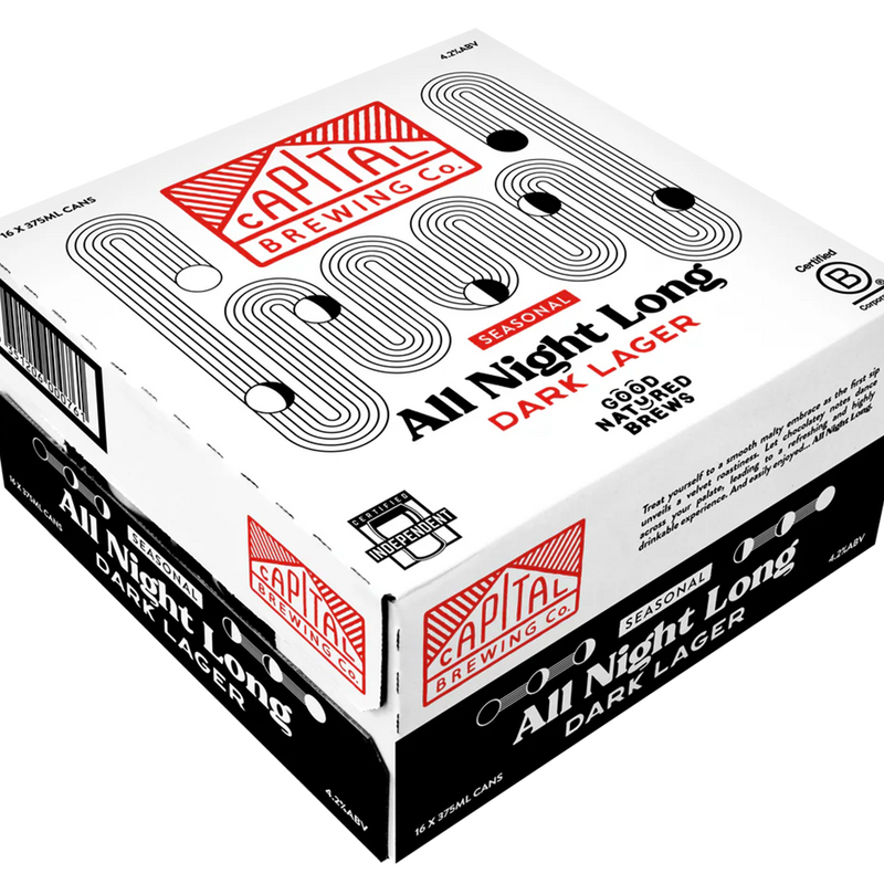 CAPITAL ALL NIGHT LONG DARK LAGER CAN