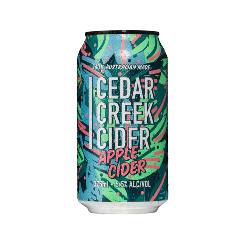 CEDAR CREEK ALCOHOLIC APPLE CIDER CAN
