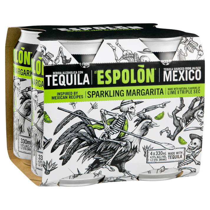 ESPOLON TEQUILA MARGARITA CANS