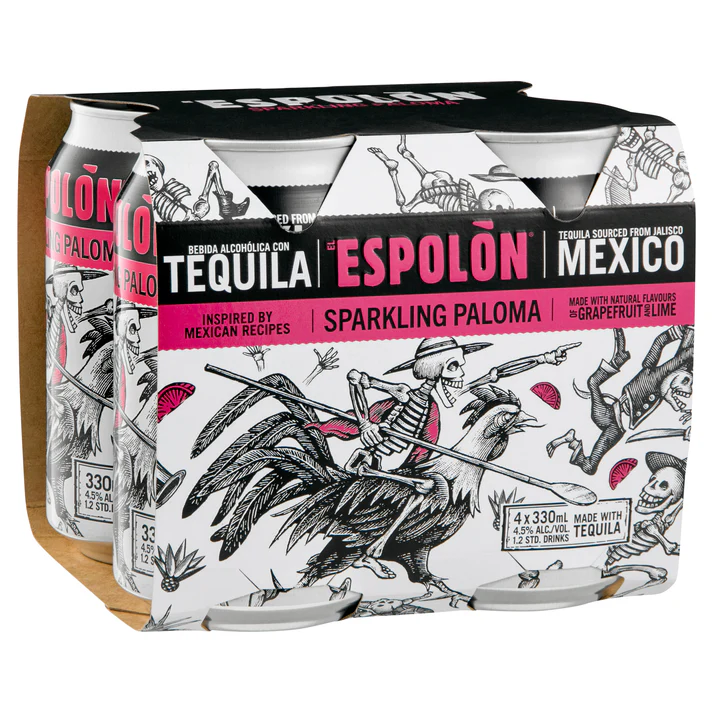 ESPOLON TEQUILA SPARKLING PALOMA CANS