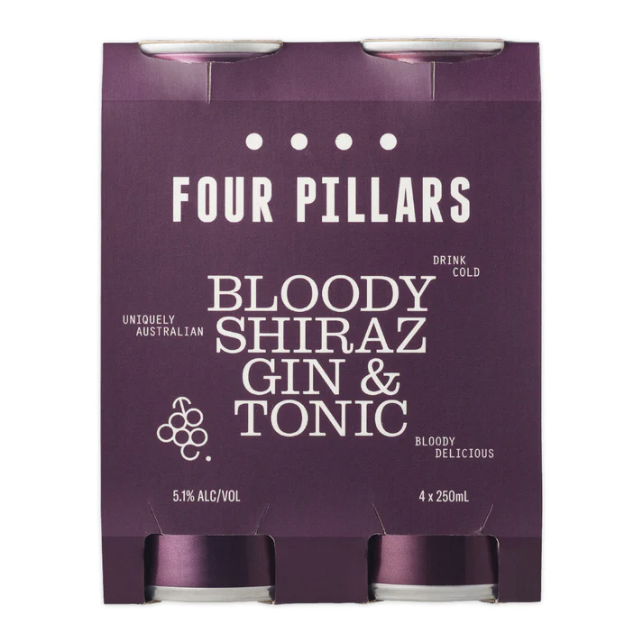 FOUR PILLARS SHIRAZ GIN & TONIC CANS