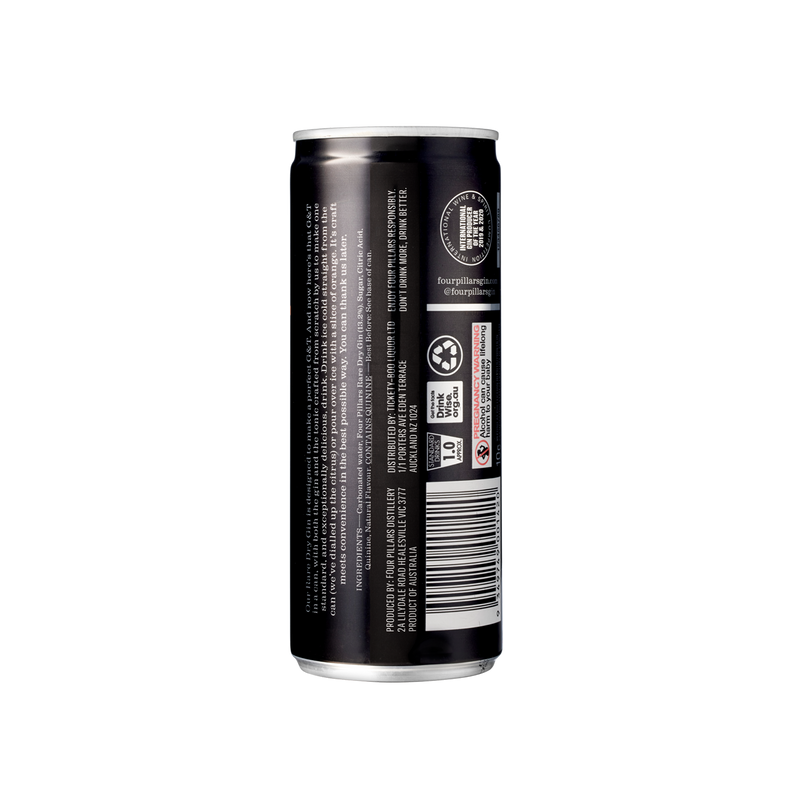FOUR PILLARS GIN & TONIC CANS