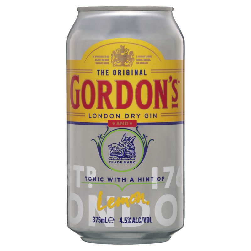 GORDONS GIN & TONIC CANS