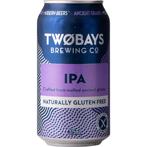 TWO BAYS GLUTEN FREE IPA CANS